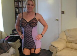 Sexy wife in stockings